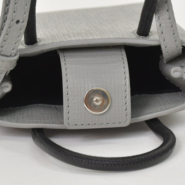 極美品 BALENCIAGA バレンシアガ フォンフォルダーバッグ Shoulder Bag ショルダーバッグ グレー 2WAY 593826 中古 4a002732