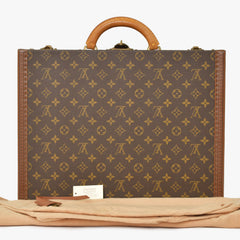 LOUIS VUITTON ルイヴィトン プレジデント45 スーツケーストランクケース モノグラム M53012 ブラウン 美品 中古 4a002752