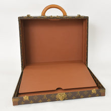 画像をギャラリービューアに読み込む, LOUIS VUITTON ルイヴィトン プレジデント45 スーツケーストランクケース モノグラム M53012 ブラウン 美品 中古 4a002752