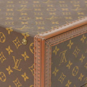 LOUIS VUITTON ルイヴィトン プレジデント45 スーツケーストランクケース モノグラム M53012 ブラウン 美品 中古 4a002752
