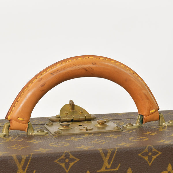LOUIS VUITTON ルイヴィトン プレジデント45 スーツケーストランクケース モノグラム M53012 ブラウン 美品 中古 4a002752
