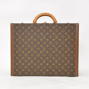 LOUIS VUITTON ルイヴィトン プレジデント45 スーツケーストランクケース モノグラム M53012 ブラウン 美品 中古 4a002752