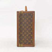 画像をギャラリービューアに読み込む, LOUIS VUITTON ルイヴィトン プレジデント45 スーツケーストランクケース モノグラム M53012 ブラウン 美品 中古 4a002752