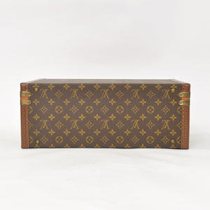 LOUIS VUITTON ルイヴィトン プレジデント45 スーツケーストランクケース モノグラム M53012 ブラウン 美品 中古 4a002752