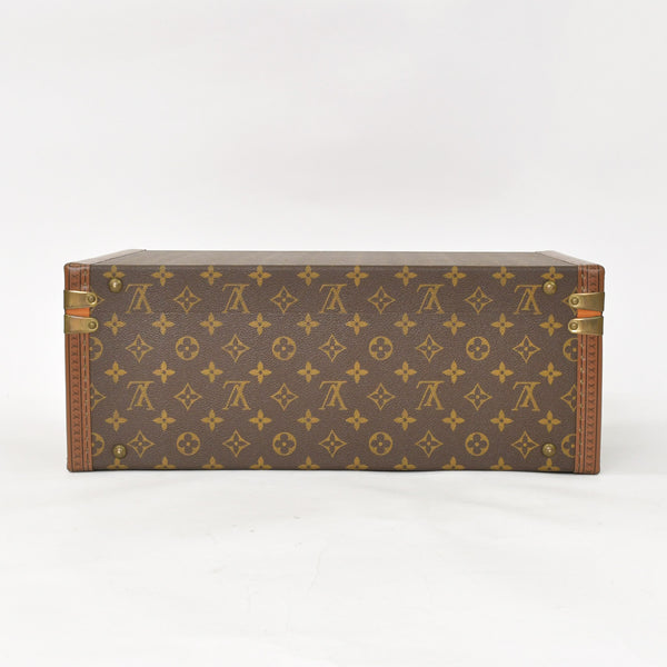 LOUIS VUITTON ルイヴィトン プレジデント45 スーツケーストランクケース モノグラム M53012 ブラウン 美品 中古 4a002752