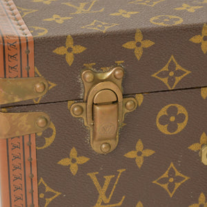 LOUIS VUITTON ルイヴィトン プレジデント45 スーツケーストランクケース モノグラム M53012 ブラウン 美品 中古 4a002752