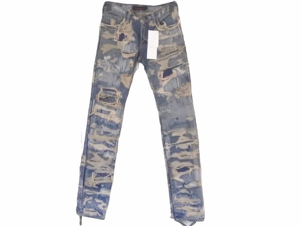 新品未使用品 UNDERCOVER アンダーカバー ヴィンテージ 名作 85デニム ジーンズ ボトム ブルー 05AW サイズ1 5A71-P7 レディース 中古 4a000109