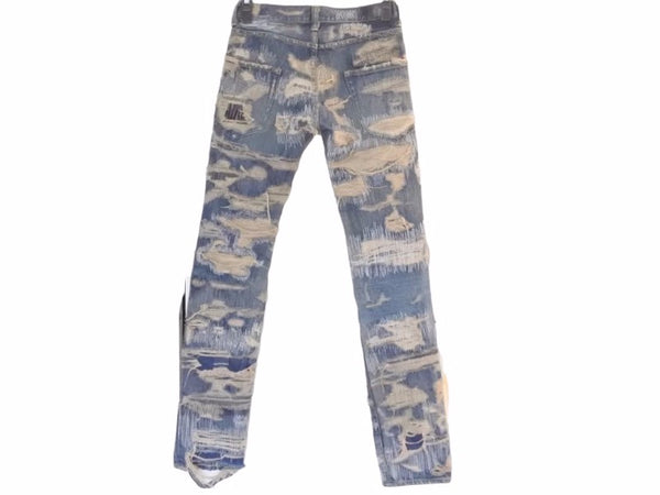 新品未使用品 UNDERCOVER アンダーカバー ヴィンテージ 名作 85デニム ジーンズ ボトム ブルー 05AW サイズ1 5A71-P7 レディース 中古 4a000109