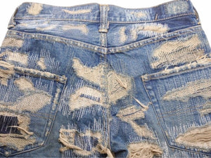 新品未使用品 UNDERCOVER アンダーカバー ヴィンテージ 名作 85デニム ジーンズ ボトム ブルー 05AW サイズ1 5A71-P7 レディース 中古 4a000109