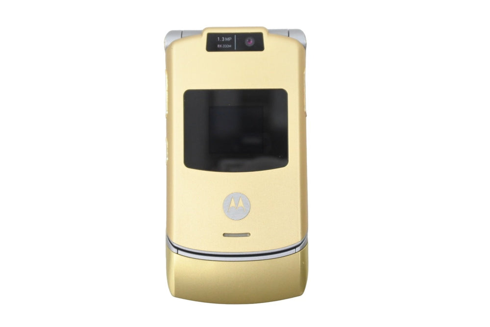 DOLCE&GABBANA ドルチェアンドガッバーナ Dolce&Gabbana × Motorola コラボ 携帯電話 ゴールド docomo 中古 28180