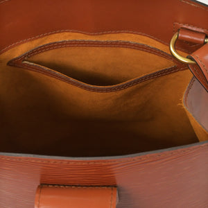 極美品 LOUIS VUITTON ルイヴィトン エピ ブラウン ゴールド金具 M52253 ケニアブラウン ブラウン ショルダーバッグ 中古 4a002852