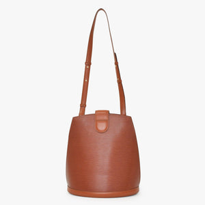 極美品 LOUIS VUITTON ルイヴィトン エピ ブラウン ゴールド金具 M52253 ケニアブラウン ブラウン ショルダーバッグ 中古 4a002852