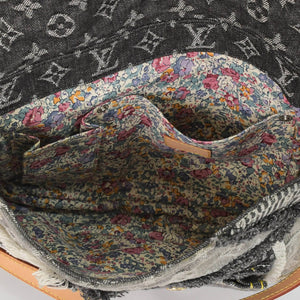 極美品 LOUIS VUITTON ルイヴィトン モノグラムデニム パッチワーク ポスティ メッセンジャーバッグ M95375 グレー 中古 4a002881