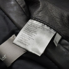 画像をギャラリービューアに読み込む, DIOR HOMME ディオール オム レザージャケット ブルゾン 6HH5043801 サイズ46 ラムレザー ブラック 美品 中古 4a002890