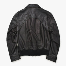画像をギャラリービューアに読み込む, DIOR HOMME ディオール オム レザージャケット ブルゾン 6HH5043801 サイズ46 ラムレザー ブラック 美品 中古 4a002890