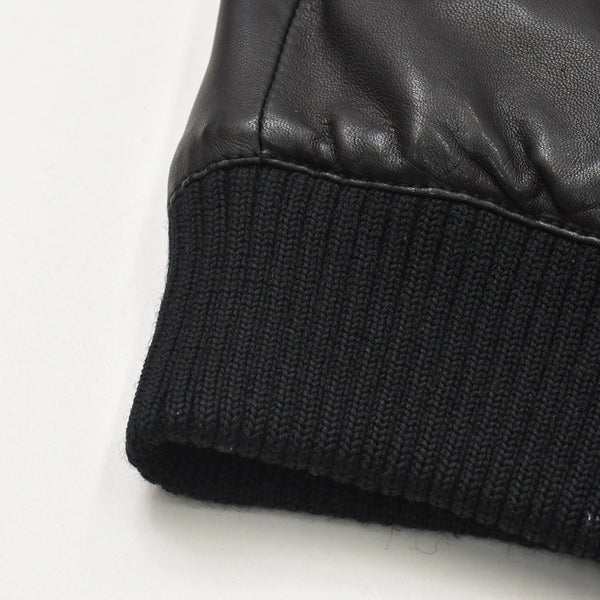 DIOR HOMME ディオール オム レザージャケット ブルゾン 6HH5043801 サイズ46 ラムレザー ブラック 美品 中古 4a002890