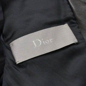 DIOR HOMME ディオール オム レザージャケット ブルゾン 6HH5043801 サイズ46 ラムレザー ブラック 美品 中古 4a002890