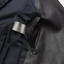 画像をギャラリービューアに読み込む, DIOR HOMME ディオール オム レザートレンチコート 6HH5034001 サイズ46 ラムレザー エポレット ベルト付き ブラック 美品 中古 4a002891