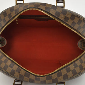 極美品 LOUIS VUITTON ルイヴィトン ダミエ ノリータハンドバッグ N41455 ブラウン ゴールド金具 中古 4a002909