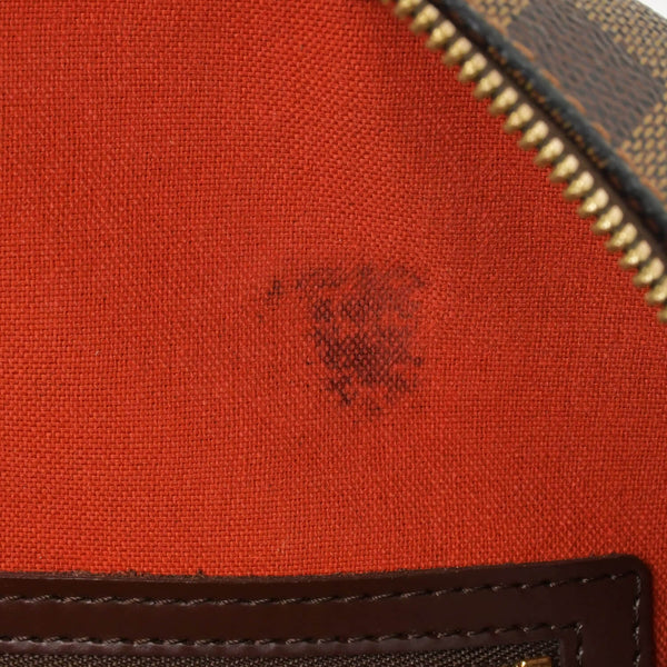 極美品 LOUIS VUITTON ルイヴィトン ダミエ ノリータハンドバッグ N41455 ブラウン ゴールド金具 中古 4a002909