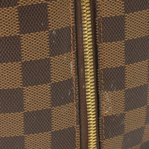 極美品 LOUIS VUITTON ルイヴィトン ダミエ ノリータハンドバッグ N41455 ブラウン ゴールド金具 中古 4a002909