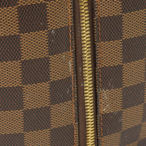極美品 LOUIS VUITTON ルイヴィトン ダミエ ノリータハンドバッグ N41455 ブラウン ゴールド金具 中古 4a002909
