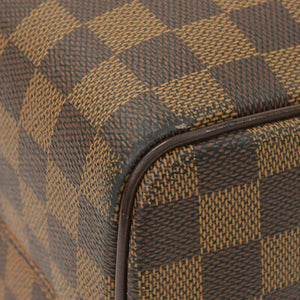 極美品 LOUIS VUITTON ルイヴィトン ダミエ ノリータハンドバッグ N41455 ブラウン ゴールド金具 中古 4a002909
