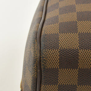 極美品 LOUIS VUITTON ルイヴィトン ダミエ ノリータハンドバッグ N41455 ブラウン ゴールド金具 中古 4a002909