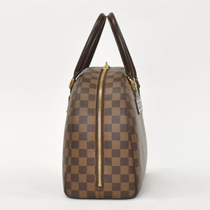 極美品 LOUIS VUITTON ルイヴィトン ダミエ ノリータハンドバッグ N41455 ブラウン ゴールド金具 中古 4a002909