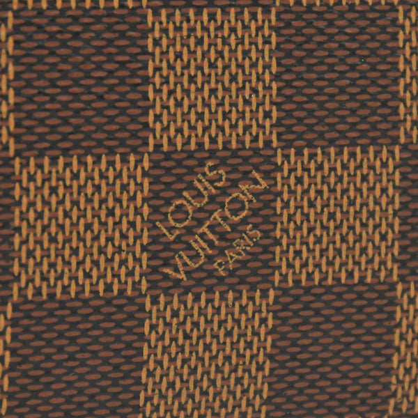 極美品 LOUIS VUITTON ルイヴィトン ダミエ ノリータハンドバッグ N41455 ブラウン ゴールド金具 中古 4a002909