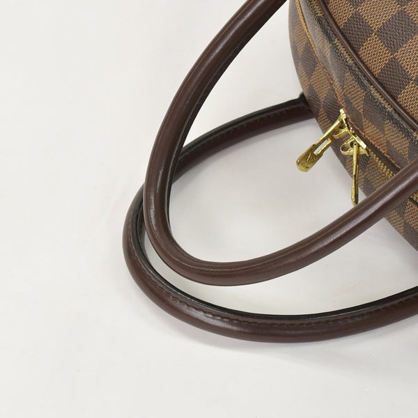極美品 LOUIS VUITTON ルイヴィトン ダミエ ノリータハンドバッグ N41455 ブラウン ゴールド金具 中古 4a002909