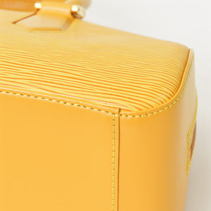 極美品 LOUIS VUITTON ルイヴィトン エピライン ジャスミン ハンドバッグ タッシリイエロー エピレザー ゴールド金具 M52089 中古 4a001114