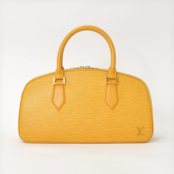 極美品 LOUIS VUITTON ルイヴィトン エピライン ジャスミン ハンドバッグ タッシリイエロー エピレザー ゴールド金具 M52089 中古 4a001114