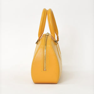 極美品 LOUIS VUITTON ルイヴィトン エピライン ジャスミン ハンドバッグ タッシリイエロー エピレザー ゴールド金具 M52089 中古 4a001114