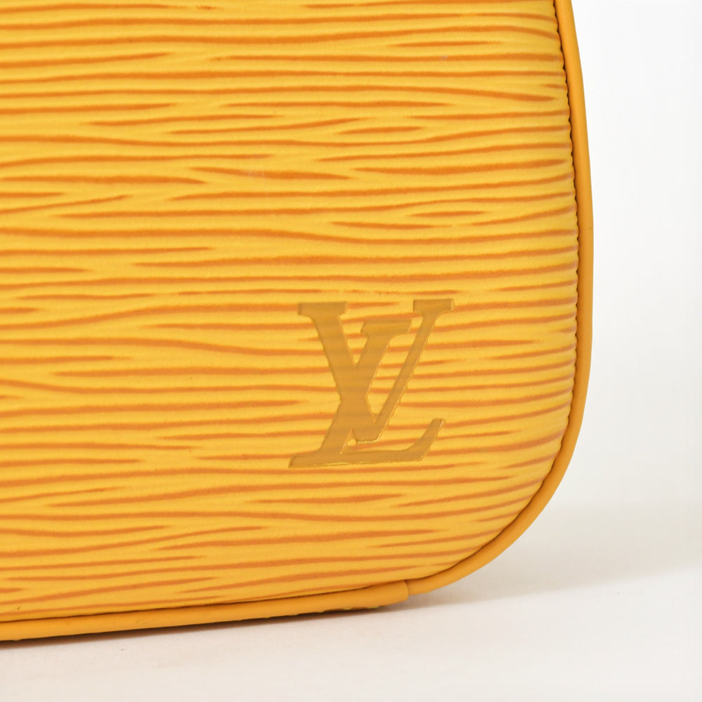 極美品 LOUIS VUITTON ルイヴィトン エピライン ジャスミン ハンドバッグ タッシリイエロー エピレザー ゴールド金具 M52089 中古 4a001114
