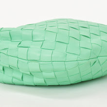 画像をギャラリービューアに読み込む, 極美品 BOTTEGA VENETA ボッテガヴェネタ ミニジョディ ハンドバッグ イントレチャート グリーン ラムスキン ゴールド金具 中古 4a002923