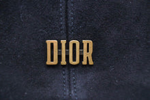 画像をギャラリービューアに読み込む, Christian Dior クリスチャンディオール キャスケット スエード レザー ブラック ゴートスキン サイズ57 レディース 中古 29446