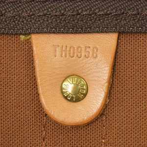 LOUIS VUITTON ルイヴィトン モノグラム キーポルバンドリエール55 2WAY ボストンバック M41414 ブラウン キャンバス 美品 中古 4a002947