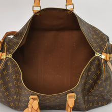 画像をギャラリービューアに読み込む, LOUIS VUITTON ルイヴィトン モノグラム キーポルバンドリエール55 2WAY ボストンバック M41414 ブラウン キャンバス 美品 中古 4a002947