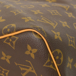 LOUIS VUITTON ルイヴィトン モノグラム キーポルバンドリエール55 2WAY ボストンバック M41414 ブラウン キャンバス 美品 中古 4a002947