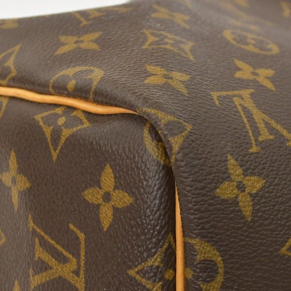 LOUIS VUITTON ルイヴィトン モノグラム キーポルバンドリエール55 2WAY ボストンバック M41414 ブラウン キャンバス 美品 中古 4a002947
