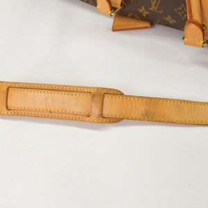 LOUIS VUITTON ルイヴィトン モノグラム キーポルバンドリエール55 2WAY ボストンバック M41414 ブラウン キャンバス 美品 中古 4a002947