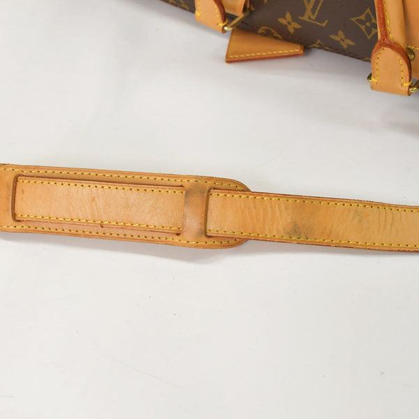 LOUIS VUITTON ルイヴィトン モノグラム キーポルバンドリエール55 2WAY ボストンバック M41414 ブラウン キャンバス 美品 中古 4a002947
