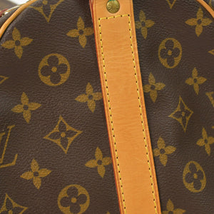 LOUIS VUITTON ルイヴィトン モノグラム キーポルバンドリエール55 2WAY ボストンバック M41414 ブラウン キャンバス 美品 中古 4a002947