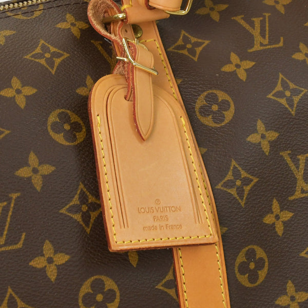 LOUIS VUITTON ルイヴィトン モノグラム キーポルバンドリエール55 2WAY ボストンバック M41414 ブラウン キャンバス 美品 中古 4a002947