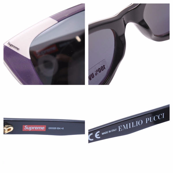 SUPREME EMILIO PUCCI 21SS Sunglasses Glasses G5SS20 05A Size Free Black Unused 29897 Genuine Product