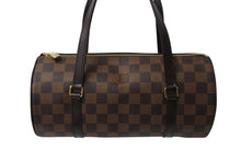 Load image into Gallery viewer, 極美品 LOUIS VUITTON ルイヴィトン ハンドバッグ パピヨン30 ダミエキャンバス N51303 ブラウン ゴールド金具 中古 4b002991