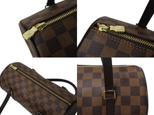 Load image into Gallery viewer, 極美品 LOUIS VUITTON ルイヴィトン ハンドバッグ パピヨン30 ダミエキャンバス N51303 ブラウン ゴールド金具 中古 4b002991