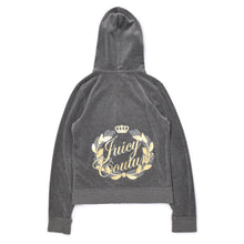 画像をギャラリービューアに読み込む, JUICY COUTURE ジューシークチュール スウェット セットアップ グレー コットン 中古 4b009246