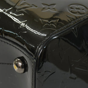 極美品 LOUIS VUITTON ルイヴィトン ハンドバッグ Ｍ90060 ヴェルニ モンタナ ブラック モノグラム ゴールド金具 中古 4a003004
